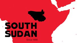 South Sudan - War Child Holland programmes - map