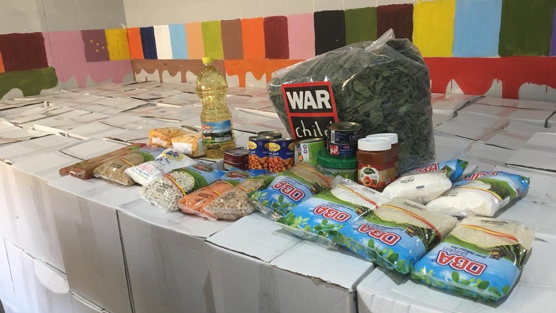 War Child is handing out emergency food packages for families in Lebanon during corona pandemic
