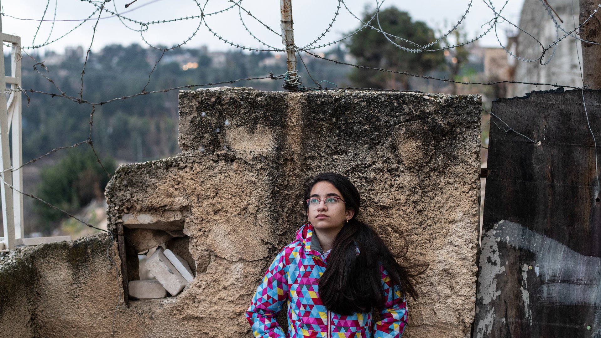 Girl in Palestina Hebron - War Child Holland